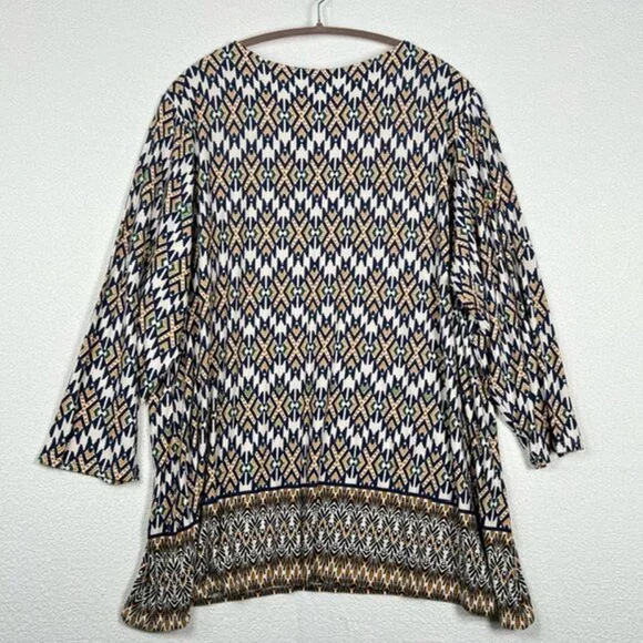 Investments II Essentials Womens Tunic Plus Size 3X - Picture 4 of 5